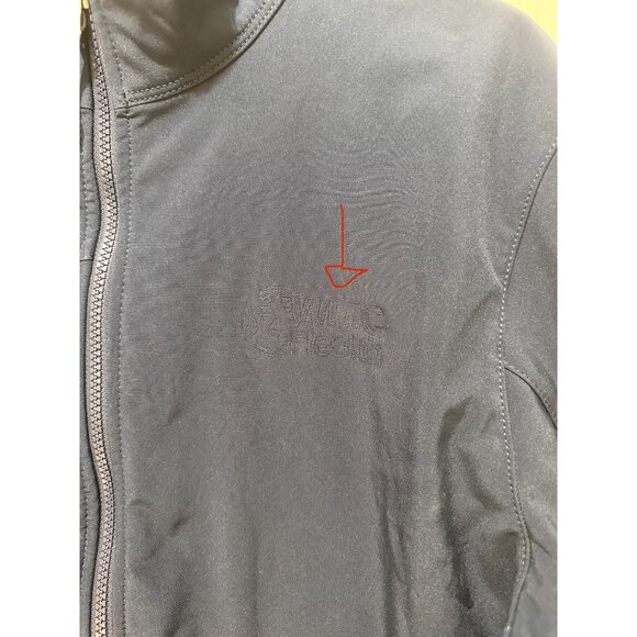 Eddie Bauer Soft Shell Jacket Men Large Blue Full Zip Waterproof Gorpcore Office - Picture 12 of 16